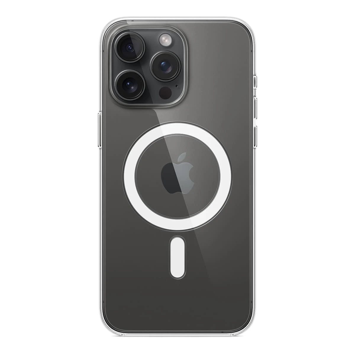 Чехол Clear Case MagSafe для iPhone 15 Pro Max Прозрачный