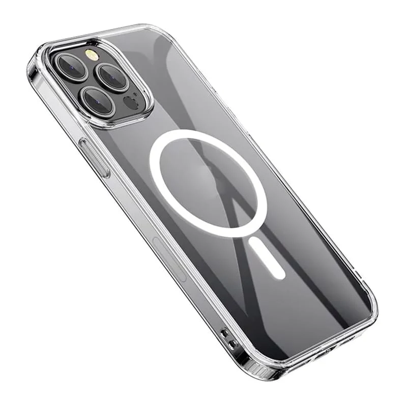 Чехол hoco. Magnetic Smartphone CASE для Apple iPhone 15 Pro Max Прозрачный
