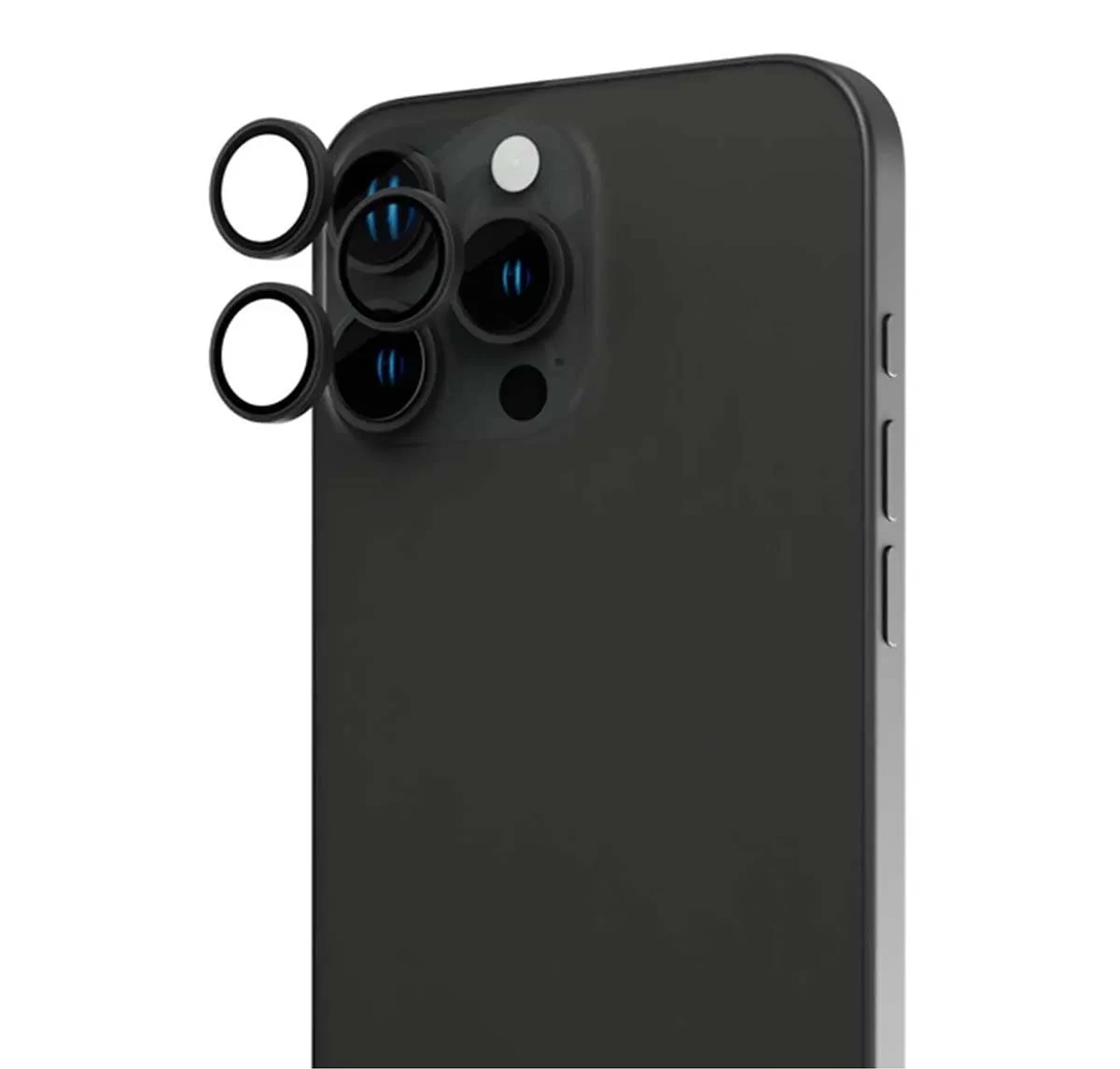 Защитное стекло для камеры iPhone 16 Pro/16 Pro Max SUPGLASS Anti Glare Camera lens glass (XC-31) Чёрный