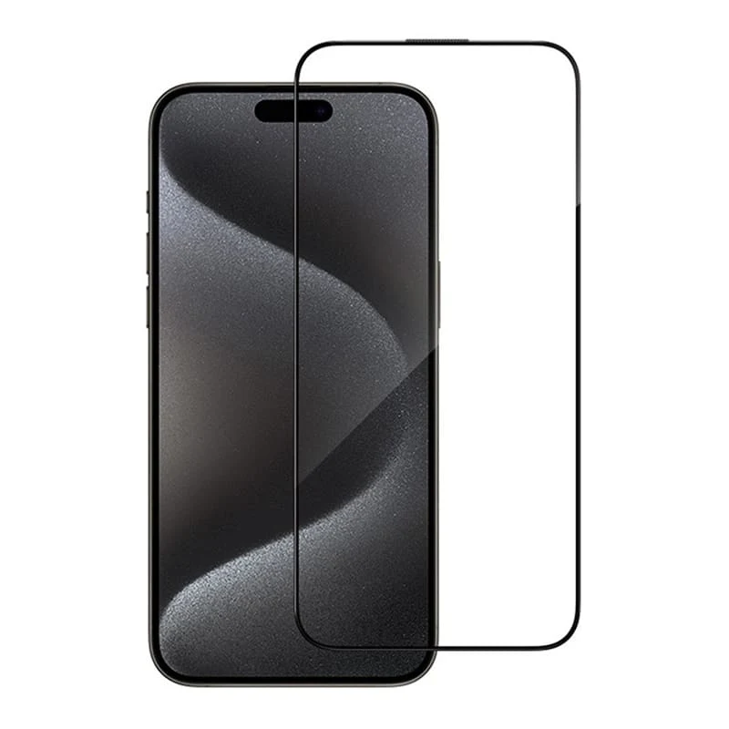 Защитное стекло для iPhone 15 BLUEO Corning Gorilla USA Anti-Static Чёрный