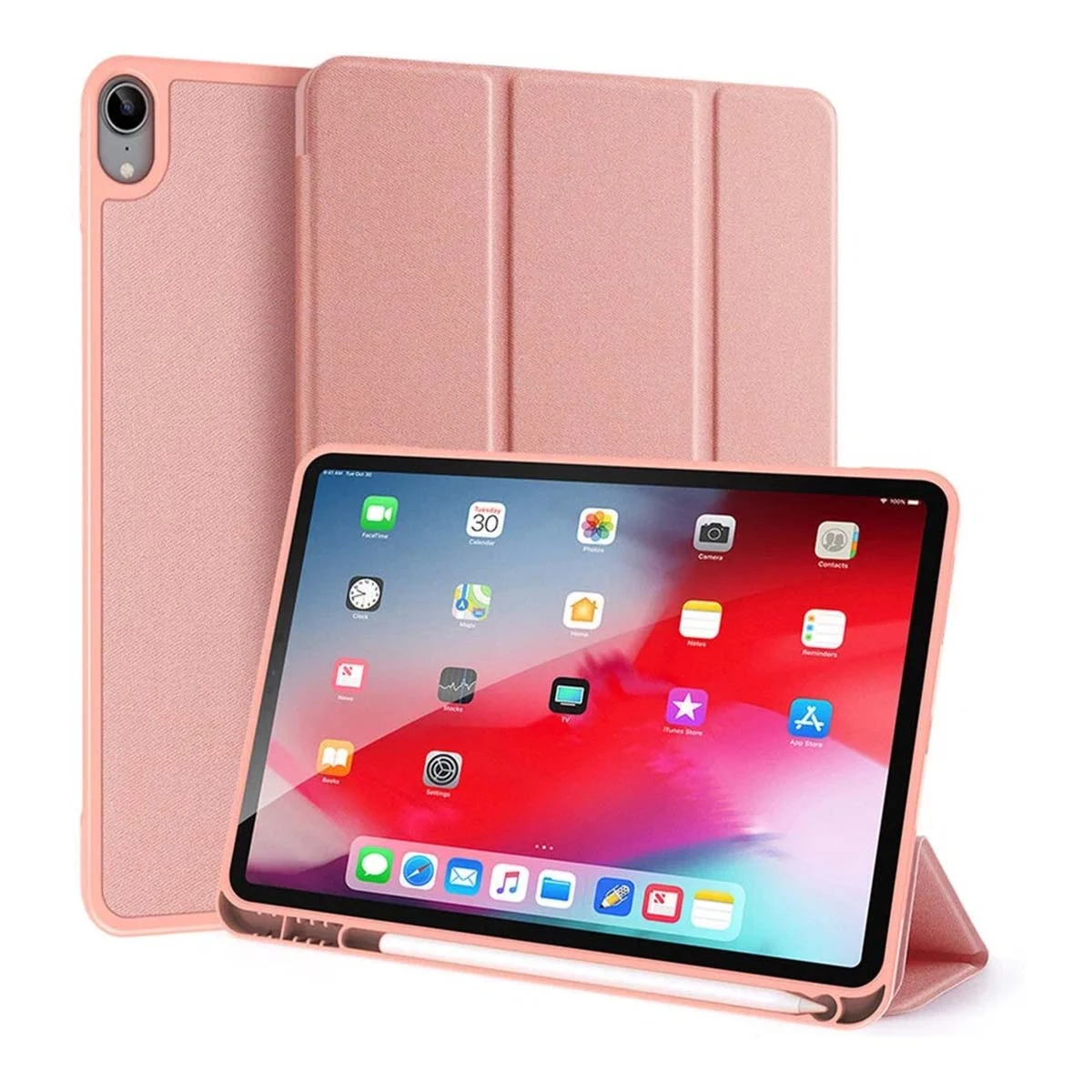 Чехол книжка для iPad Air 11"/ Air 4/5 (10.9") Dux Ducis Domo Series Pink Sand, розовый песок