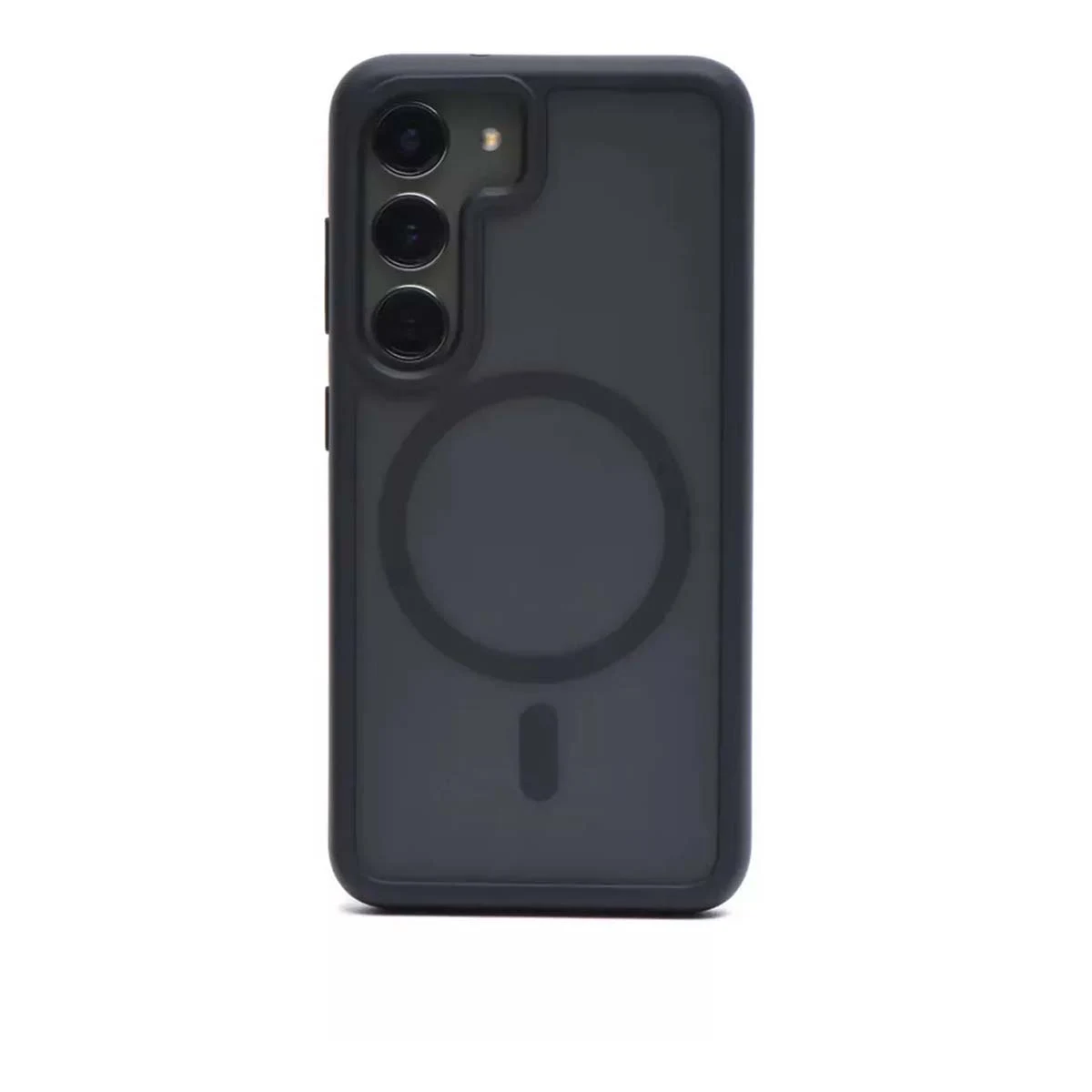 Чехол для Samsung Galaxy S25 c MagSafe Silicone Case Black, чёрный