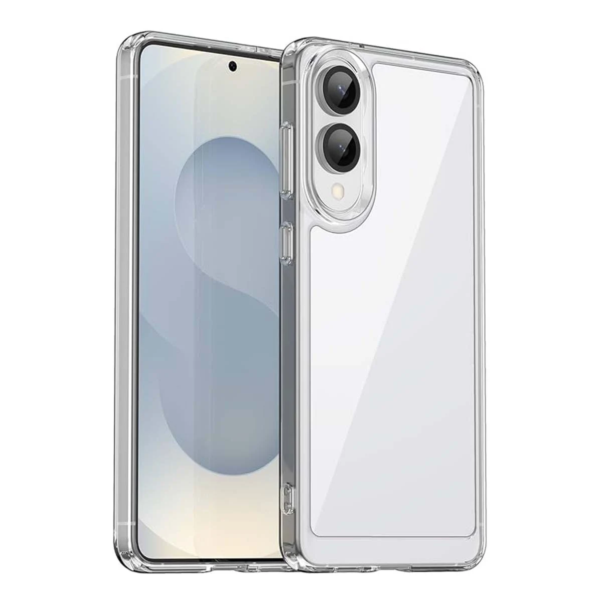 Чехол для Samsung S25 с MagSafe Edge Clear Case Прозрачный