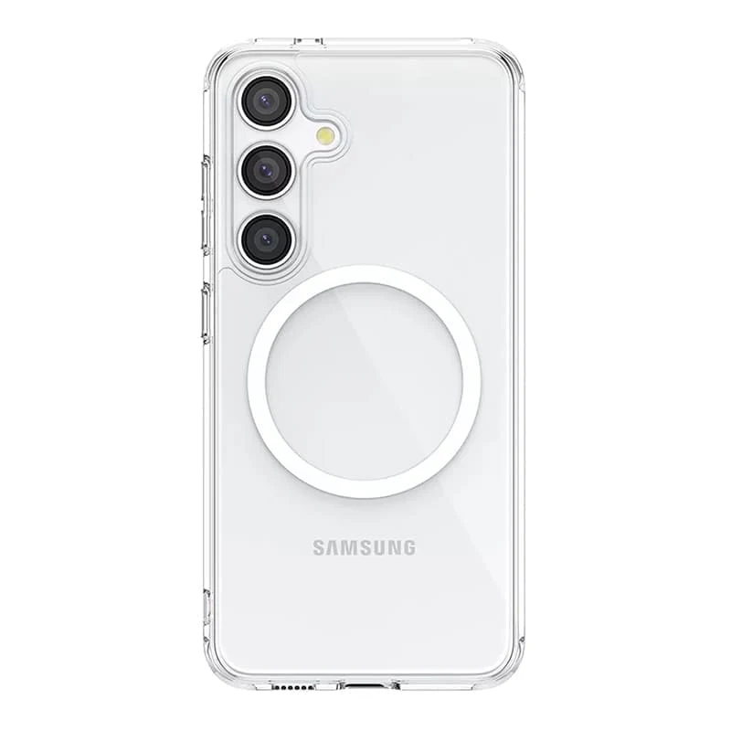 Чехол для Samsung Galaxy S24/S25 с MagSafe Clear Case, Прозрачный