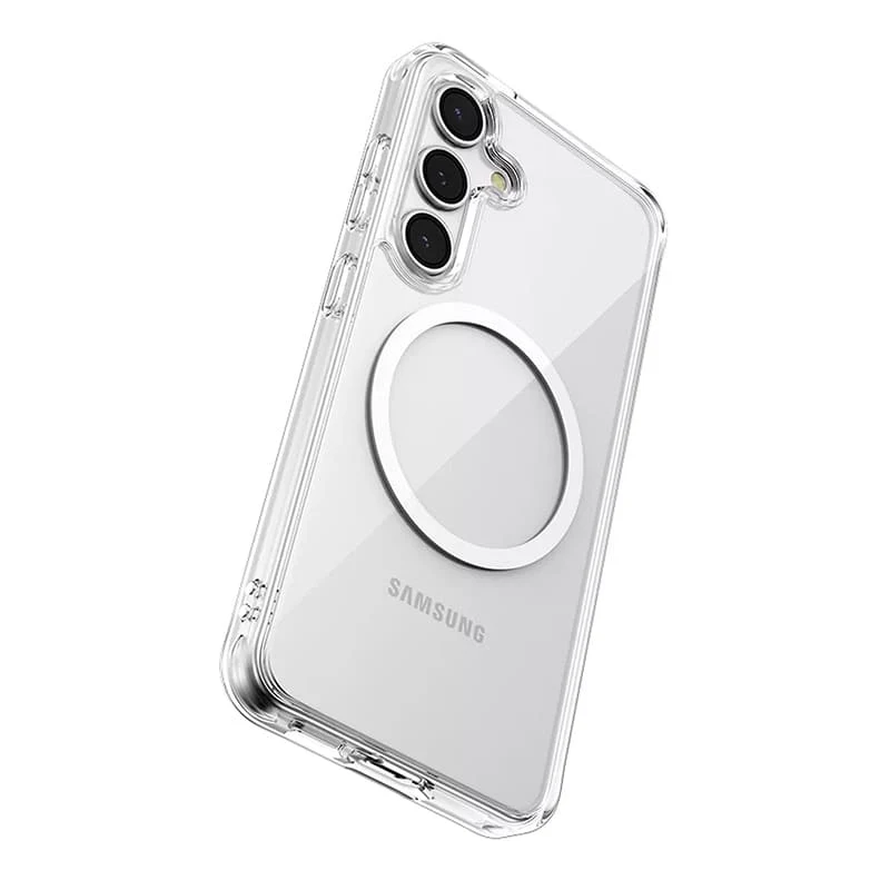 Чехол для Samsung Galaxy S24/S25 с MagSafe Clear Case, Прозрачный