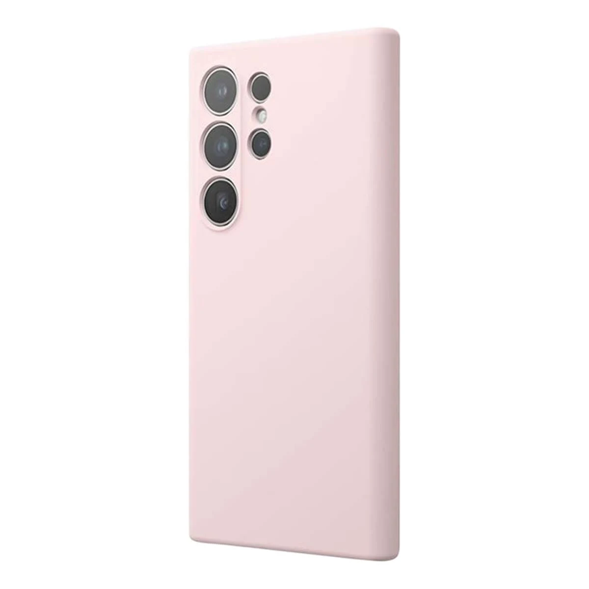 Чехол Silicone Cover для Samsung Galaxy S24 Ultra Светло-розовый