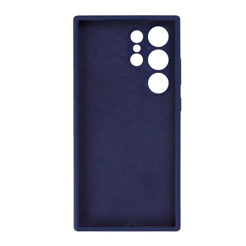 Чехол Silicone Case v2 для Samsung Galaxy S24 Ultra Тёмно-синий