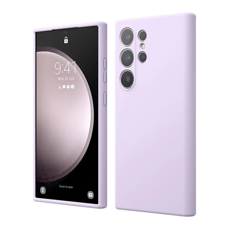 Чехол для Samsung Galaxy S24 Ultra Elago Soft silicone Liquid (EGS24SC68-LV) Lavender, лавандовый