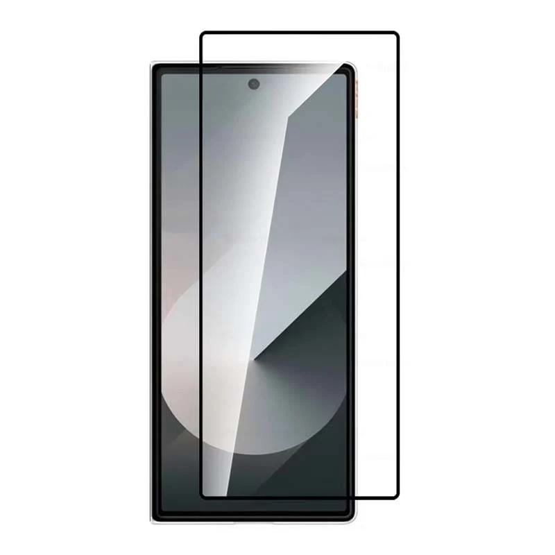 Защитное стекло для Samsung Galaxy Z Fold6 BlueO (с рамкой, антистатик) Черный