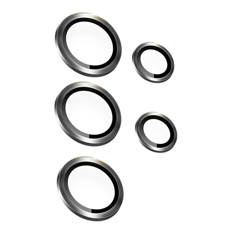 Защитное стекло для камеры Galaxy S24 Ultra BLUEO Camera lens Armor metal 5 шт. (NPB28-S24U-BLK) Черный