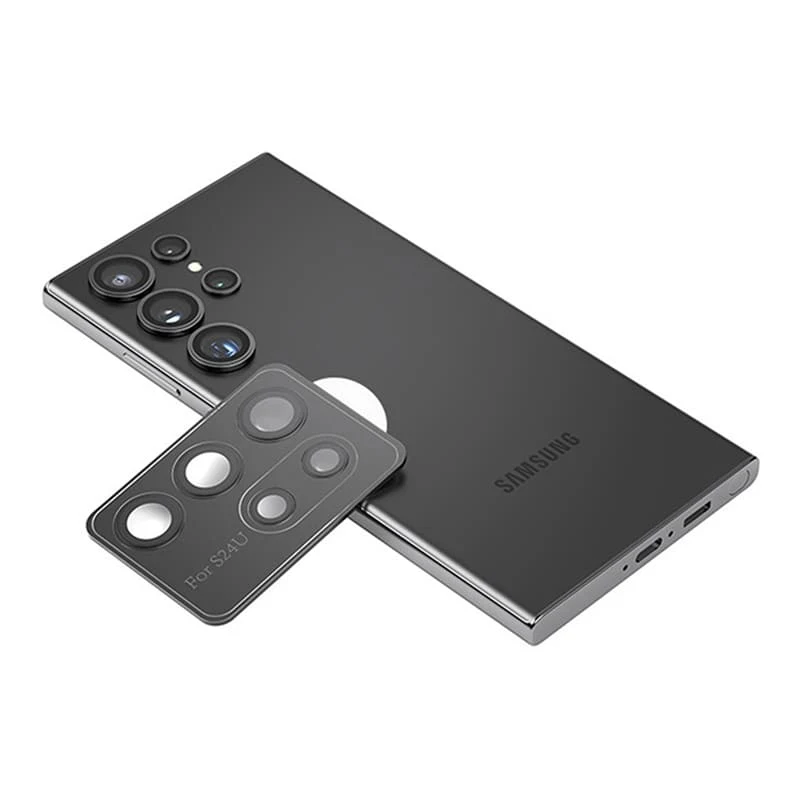 Защитное стекло для камеры Galaxy S24 Ultra BLUEO Camera lens Armor metal 5 шт. (NPB28-S24U-BLK) Черный