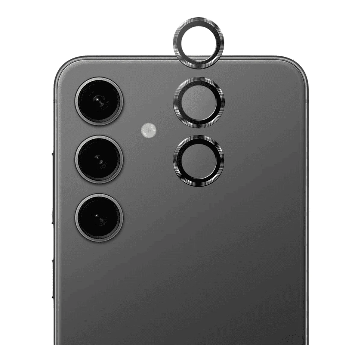 Защитное стекло для камеры Samsung S24 Plus SUPGLASS Anti Glare Camera lens glass (XC-30) Черный