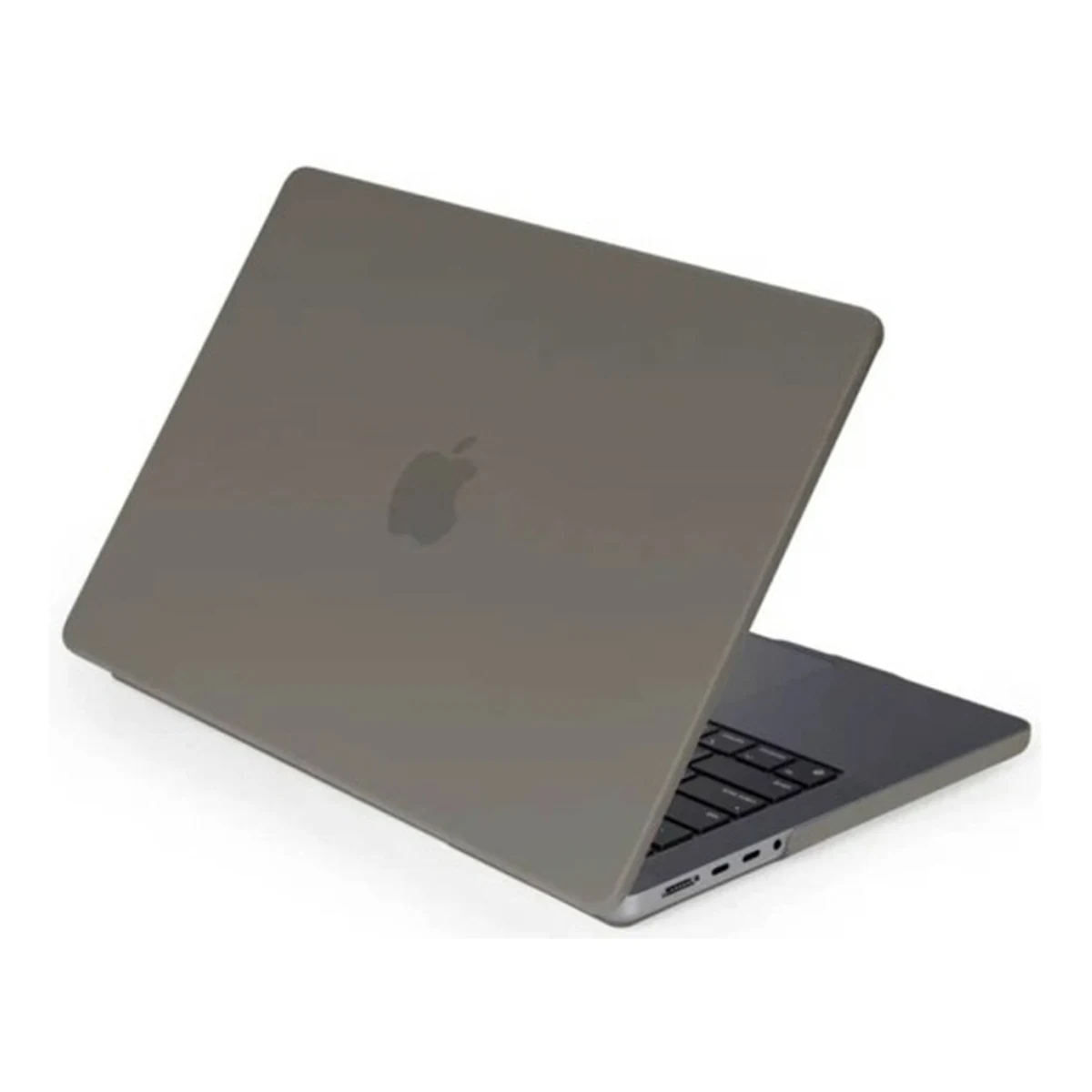 Чехол для MacBook Pro 14.2" 2021 Gurdini Ultra Slim Case Transparent Sand Gray, серый