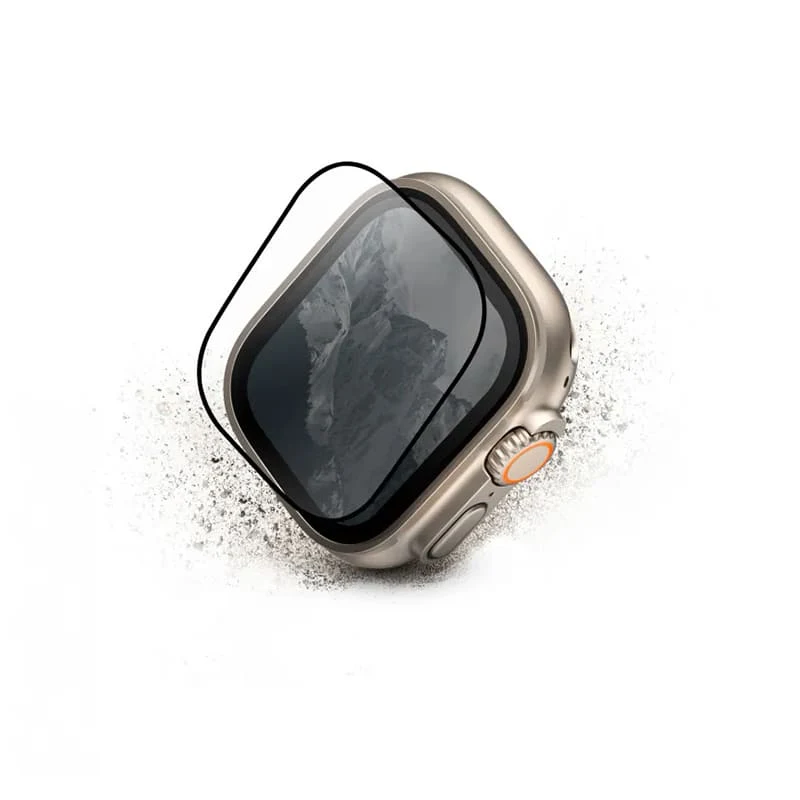 Стекло для Apple Watch Ultra 49 мм UNIQ OPTIX Vivid (true colors) (49MM-VIVIDCLEAR) +installer Clear/Black