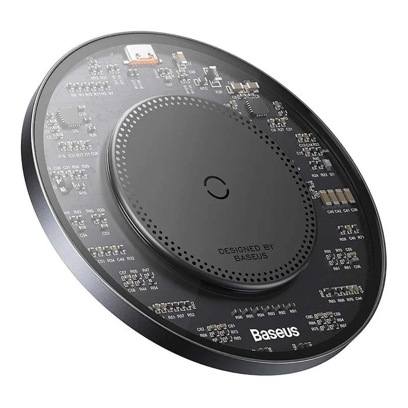 Беспроводное зарядное устройство Baseus Simple 2 Wireless Charger 15W (BS-W530) Black, чёрный