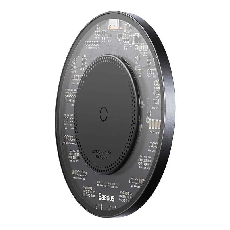 Беспроводное зарядное устройство Baseus Simple 2 Wireless Charger 15W (BS-W530) Black, чёрный