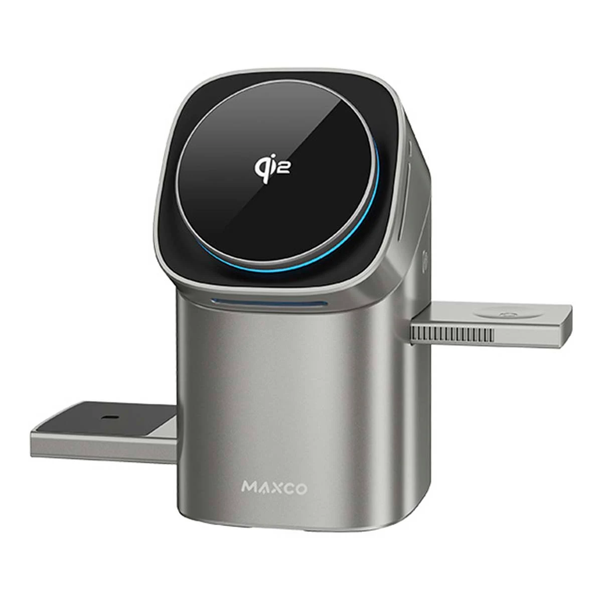 Беспроводное зарядное устройство Maxco MW15 Full Touch Wireless Charger 15W Grey, серый