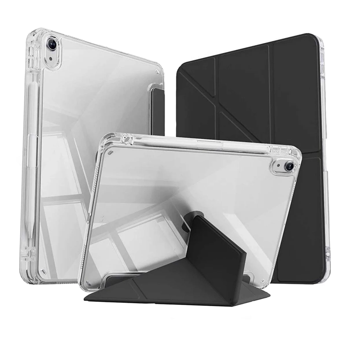 Чехол книжка для iPad Pro 13" M4 Gurdini Origami Case Черный
