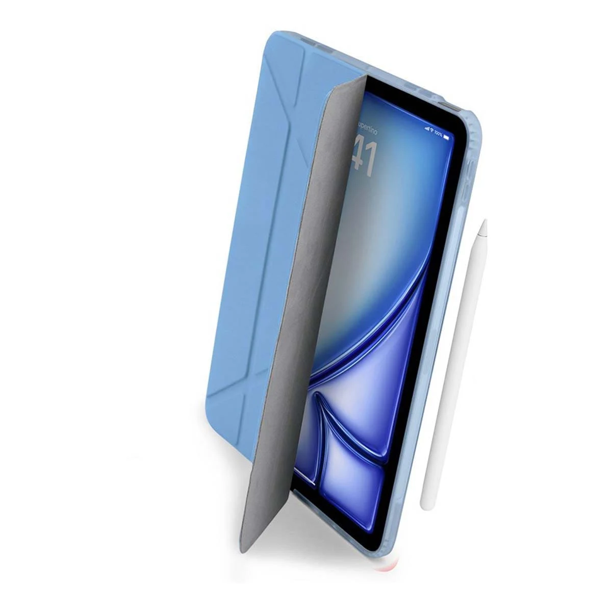 Чехол книжка для iPad Air 13"/Pro 12,9* 3/4/5/6 gen Gurdini Origami Case Голубой