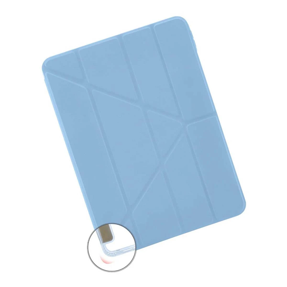 Чехол книжка для iPad Air 13"/Pro 12,9* 3/4/5/6 gen Gurdini Origami Case Голубой