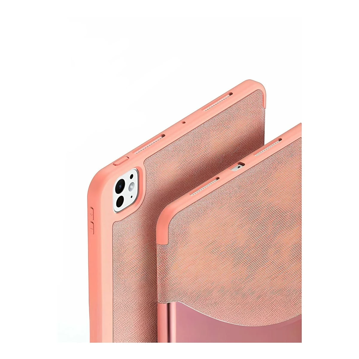 Чехол книжка для iPad Pro 13" M4 Dux Ducis Domo Series Pink, розовый