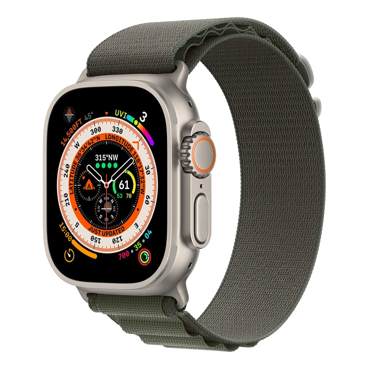 Ремешок для Apple Watch Ultra 42/44/45/49 mm Spigen DuraPro Flex Alpine Loop Зеленый
