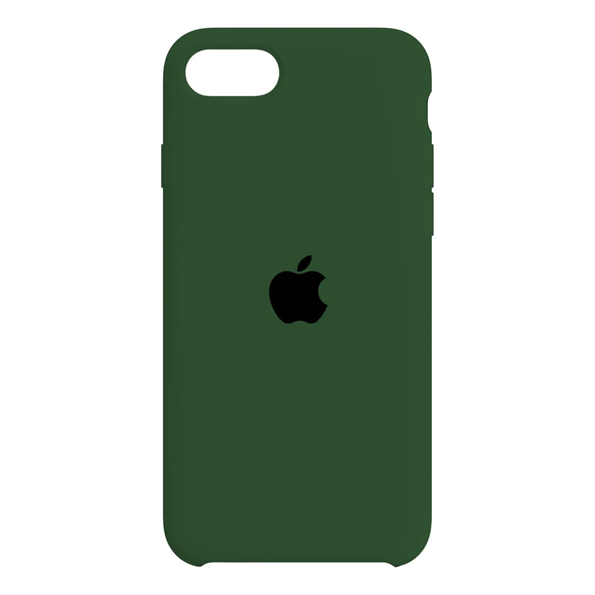 Чехол Silicone Case для Apple iPhone 7/8/SE (2020) Dark Green, тёмно-зелёный