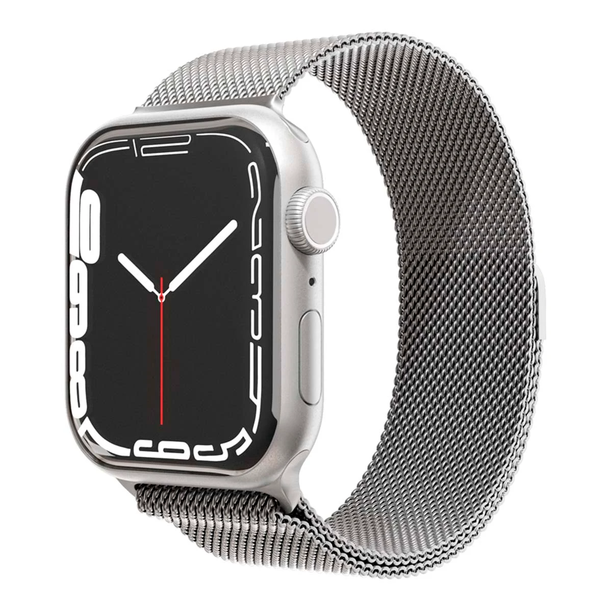 Ремешок для Apple Watch 42/44/45 mm из нержавеющей стали VLP Серебристый