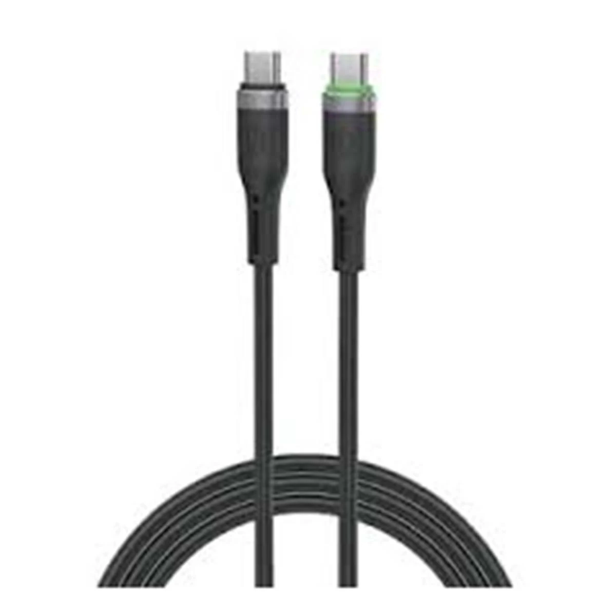 Кабель Type-C–Type-C WiWU Oringlink 1m, 60W (Wi-C069C-C) Чёрный