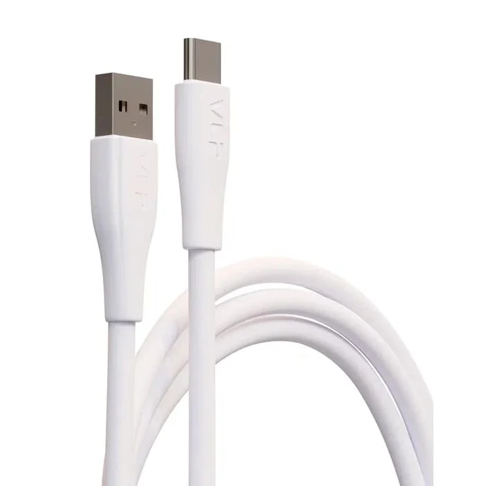 Дата-кабель VLP LITE Color Line USB-A to USB-C, 60W, 1 м Белый