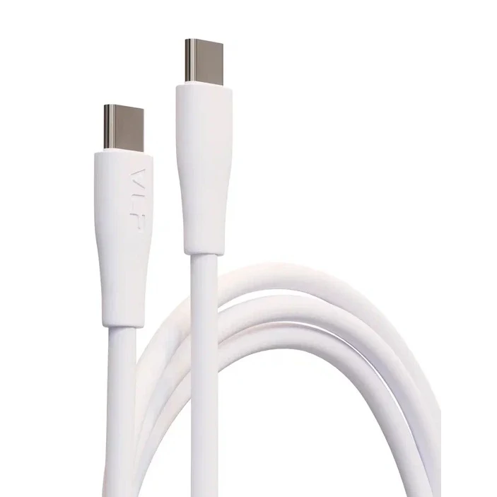 Дата-кабель VLP LITE Color Line USB-C, 60W, 1 м Белый