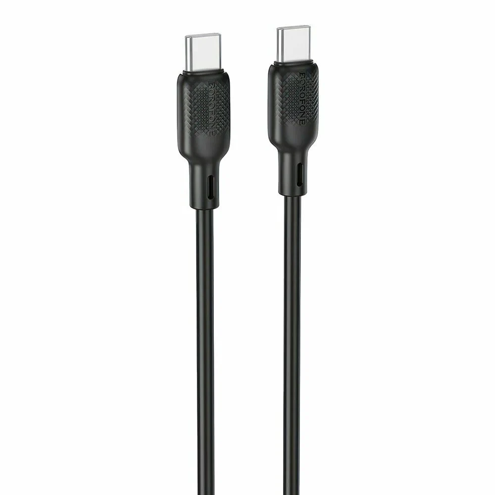 Кабель Type-C to Type-C Gurdini Braided Data Cable 20V/3A 60W 1m, черный