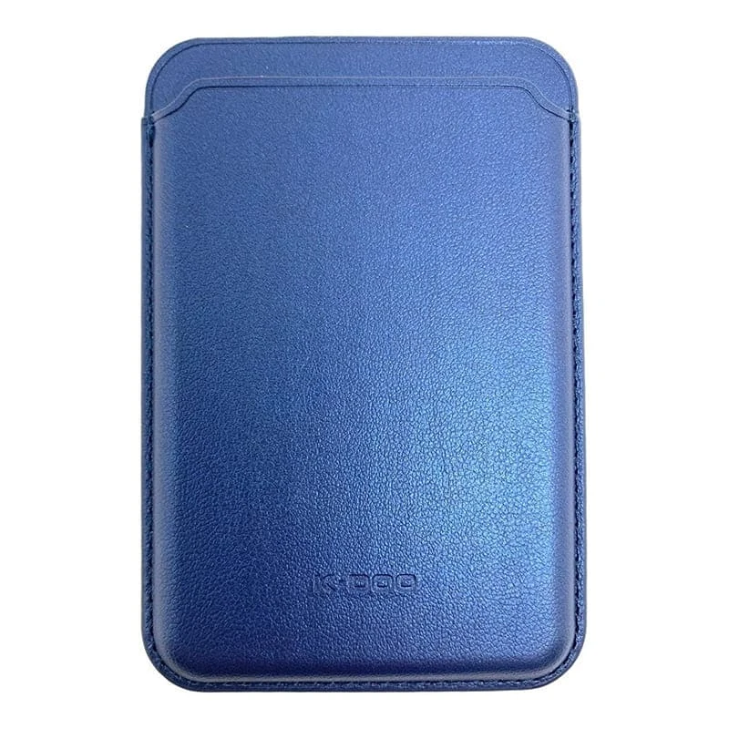 Чехол-бумажник для iPhone K-DOO Leather Wallet MagSafe Синий