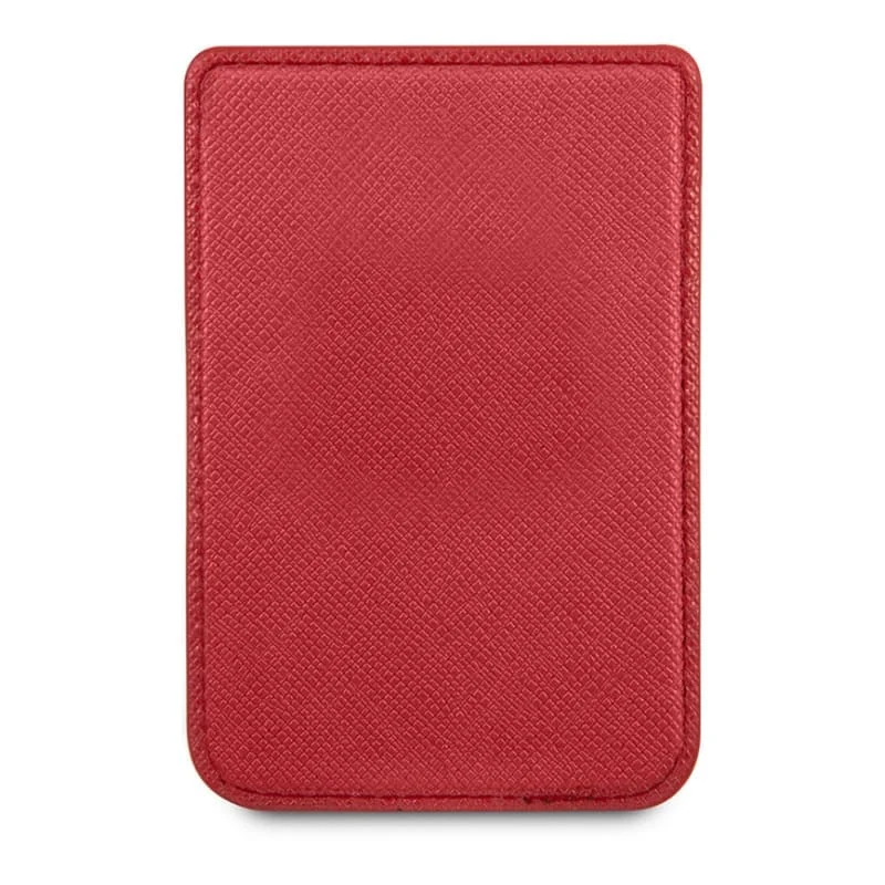 Магнитный бумажник Guess Wallet Cardslot MagSafe Saffiano Script logo (GUWMSSASLRE) Красный