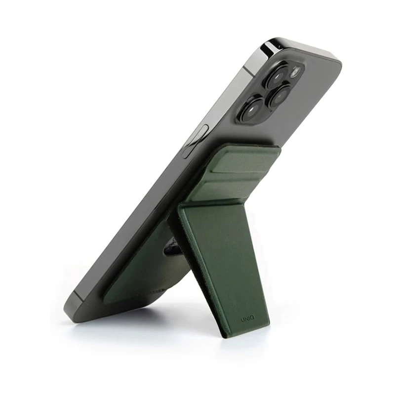 Магнитный бумажник с функцией стенда UNIQ LYFT MagSafe (MGSNAPONCH-LYFTGRN) Зеленый