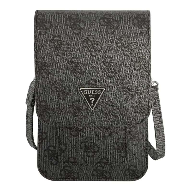 Сумка-чехол для смартфонов Guess Wallet Bag 4G with Triangle logo (GUWBP4TMGR) Серый