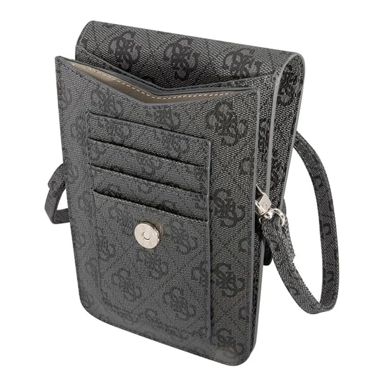 Сумка-чехол для смартфонов Guess Wallet Bag 4G with Triangle logo (GUWBP4TMGR) Серый