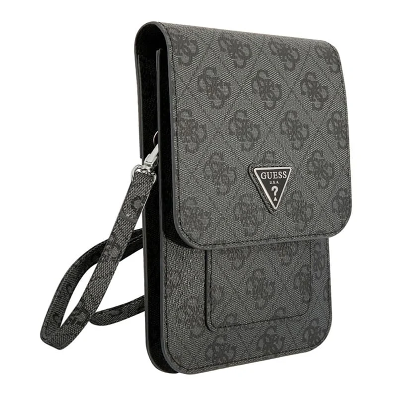Сумка-чехол для смартфонов Guess Wallet Bag 4G with Triangle logo (GUWBP4TMGR) Серый