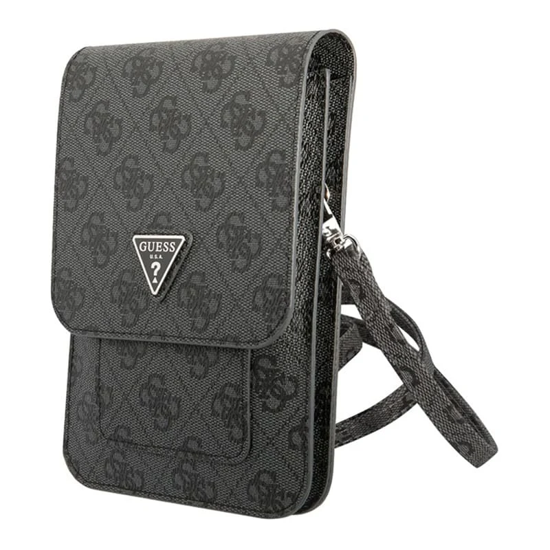 Сумка-чехол для смартфонов Guess Wallet Bag 4G with Triangle logo (GUWBP4TMGR) Серый