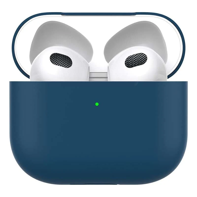 Силиконовый чехол для AirPods 3 Deppa Ultra Slim (47323) Синий