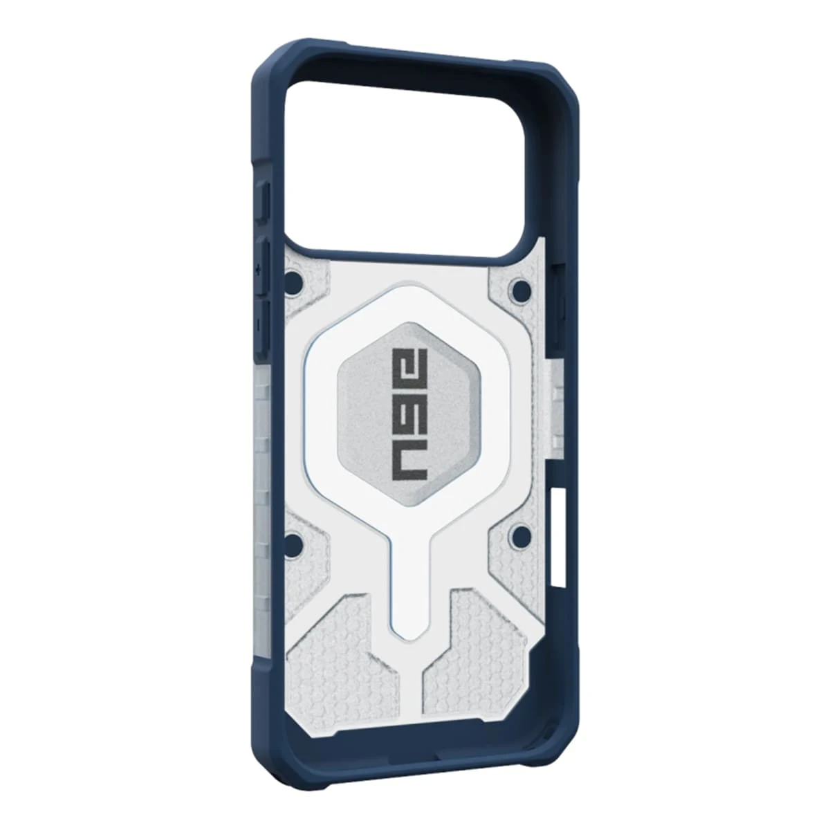 Чехол для iPhone 17 Pro Max с MagSafe Uag Pathfinder Clear (Active Blues Lanyard) Прозрачно-голубой