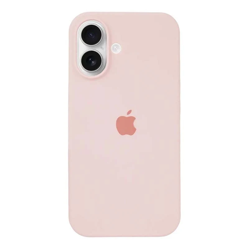 Чехол для iPhone 16 Plus с MagSafe Silicone Case Light Pink, светло-розовый