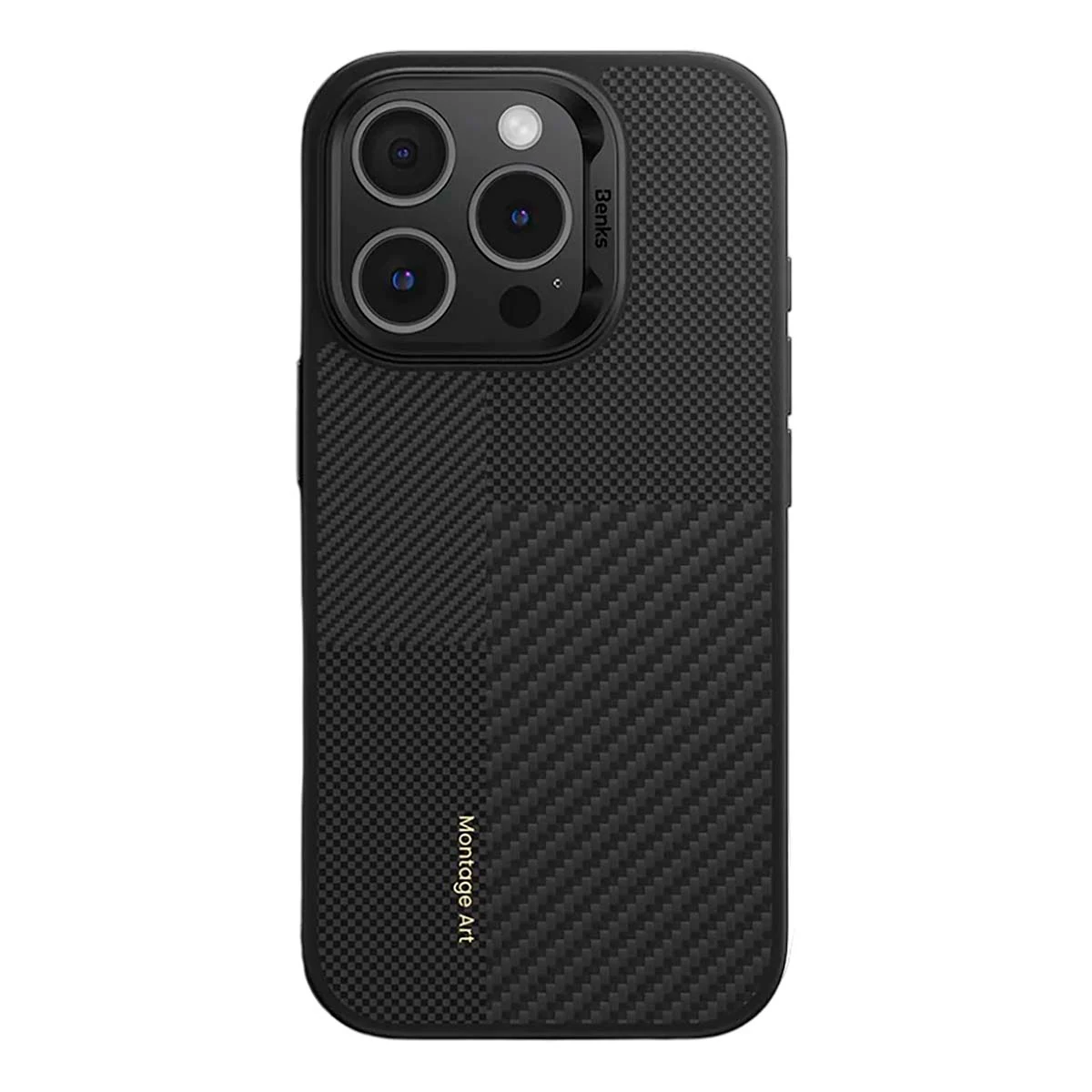 Чехол для iPhone 16 Pro Max UNIQ Keva Max Black, чёрный