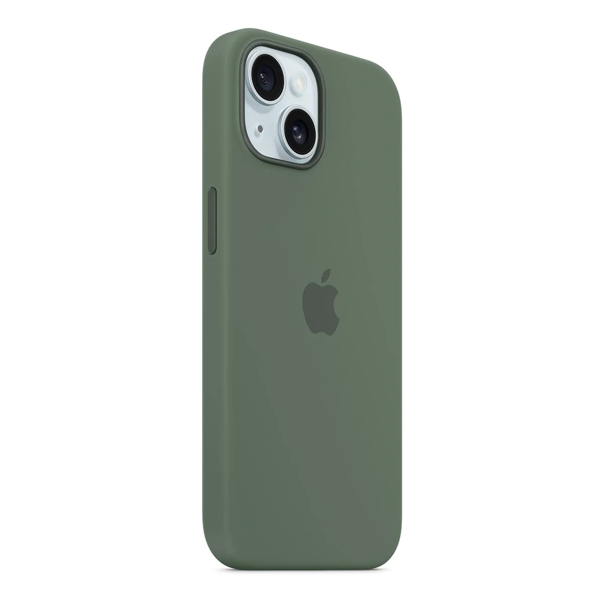 Чехол для Apple iPhone 15 Silicone Case с MagSafe Cypress, зеленый