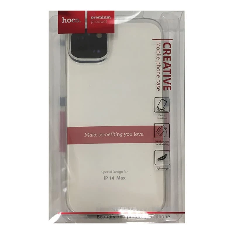 Чехол hoco. Силиконовый ультратонкий для Apple iPhone 14 Plus Прозрачный