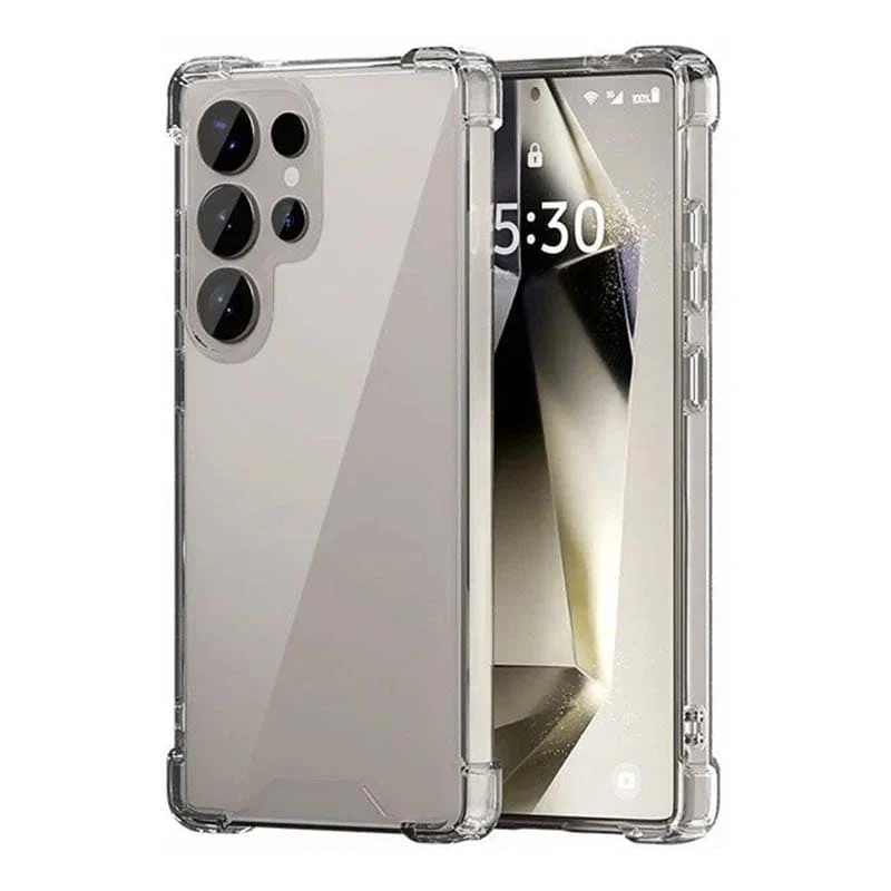Чехол для Samsung Galaxy S25 Ultra с защитой камер, Прозрачный