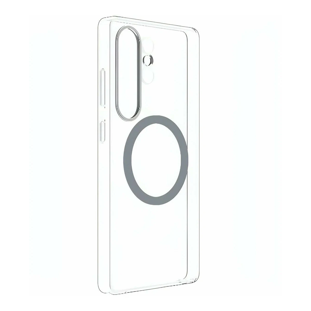 Чехол для Samsung Galaxy S25 Ultra c MagSafe Silicone Case Сlear, Прозрачный