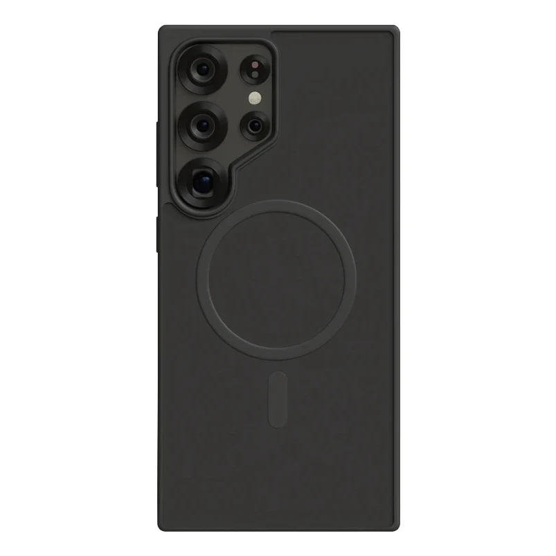 Чехол для Samsung S25Ultra AceCase Soft Rim (KA032) Black, чёрный