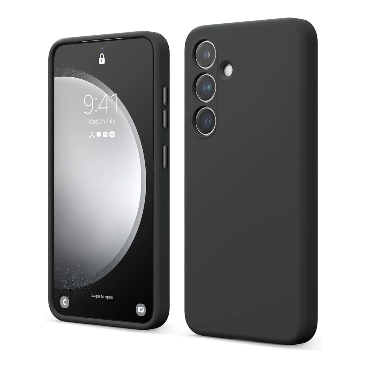 Чехол для Samsung Galaxy S24 Elago Soft silicone Liquid (EGS24SC62-BK) Чёрный