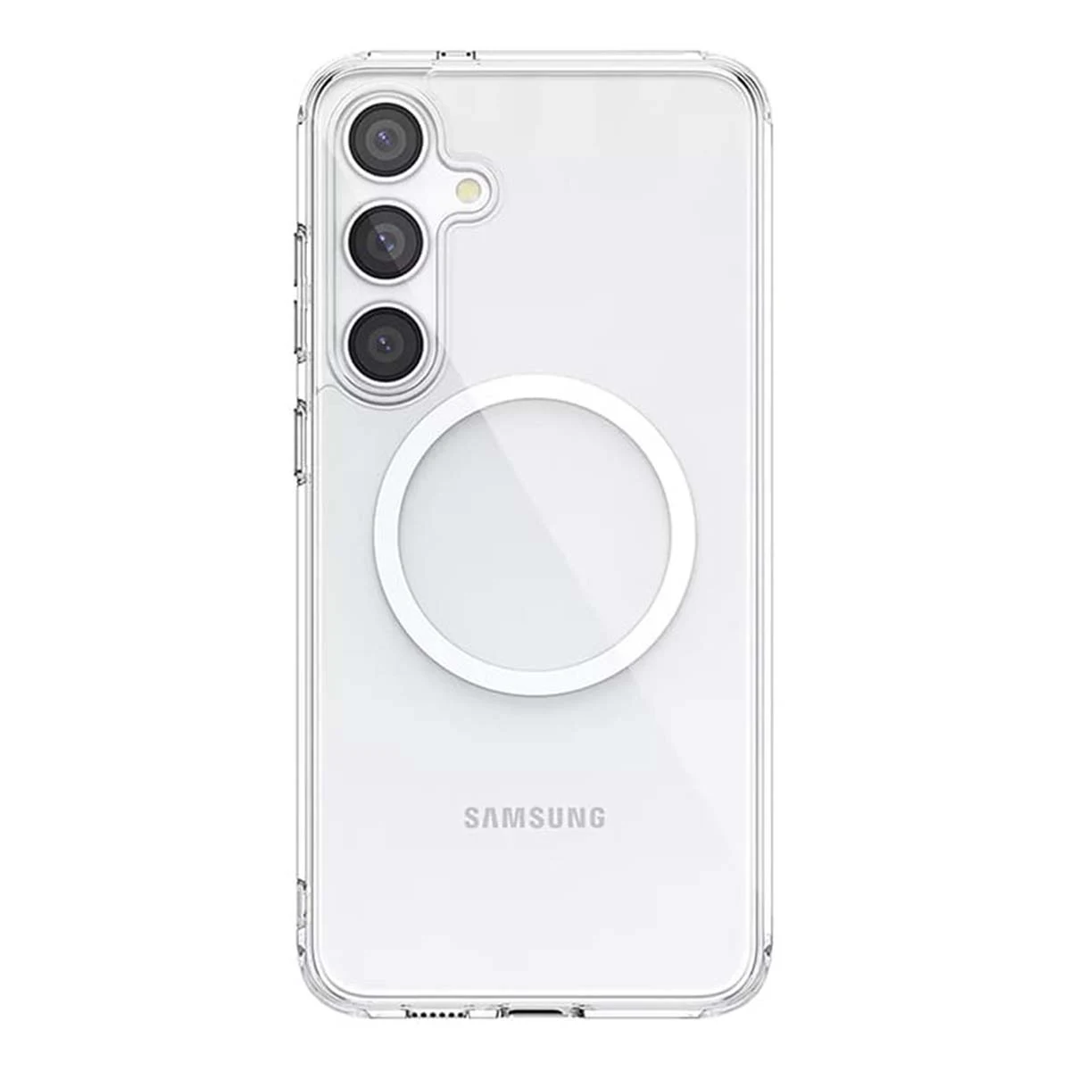 Чехол для Samsung S24 FE с MagSafe Clear Case, Прозрачный